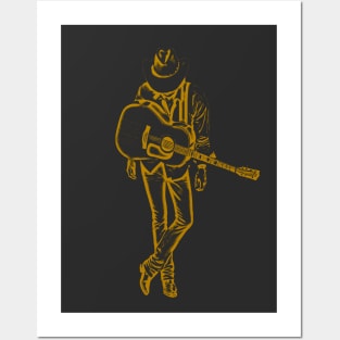 Dwight Yoakam - Playing Guitar Posters and Art